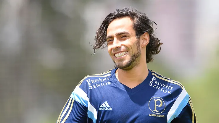 Valdivia durante treino do Palmeiras no CT Academia de Futebol na Barra Funda. Foto: Mauro Horita/AGIF