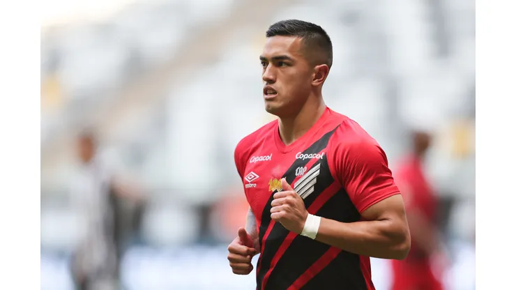 Cuello jogador do Atletico-MG durante partida contra o Athletico-PR no estadio Arena MRV pelo campeonato Brasileiro A 2024. Foto: Gilson Lobo/AGIF