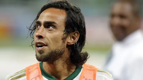 Valdivia do Palmeiras durante partida do Campeonato Paulista 2015, na Arena Allianz Parque/Sao Paulo. 
