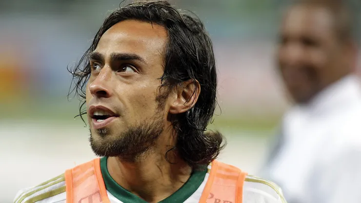 Valdivia do Palmeiras durante partida do Campeonato Paulista 2015, na Arena Allianz Parque/Sao Paulo.