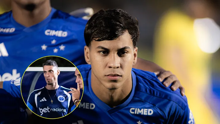 Kaio Jorge jogador do Cruzeiro durante partida contra o Mirassol//Betim x Cruzeiro, na Arena Vera Cruz (Imagem: Vinicius Silva/AGIF/ Gustavo Aleixo/Cruzeiro)