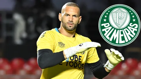 Weverton jogador do Grêmio durante aquecimento antes da partida contra o São Paulo no estadio Morumbi pelo campeonato Brasileiro A 2026. Foto: Jota Erre/AGIF
