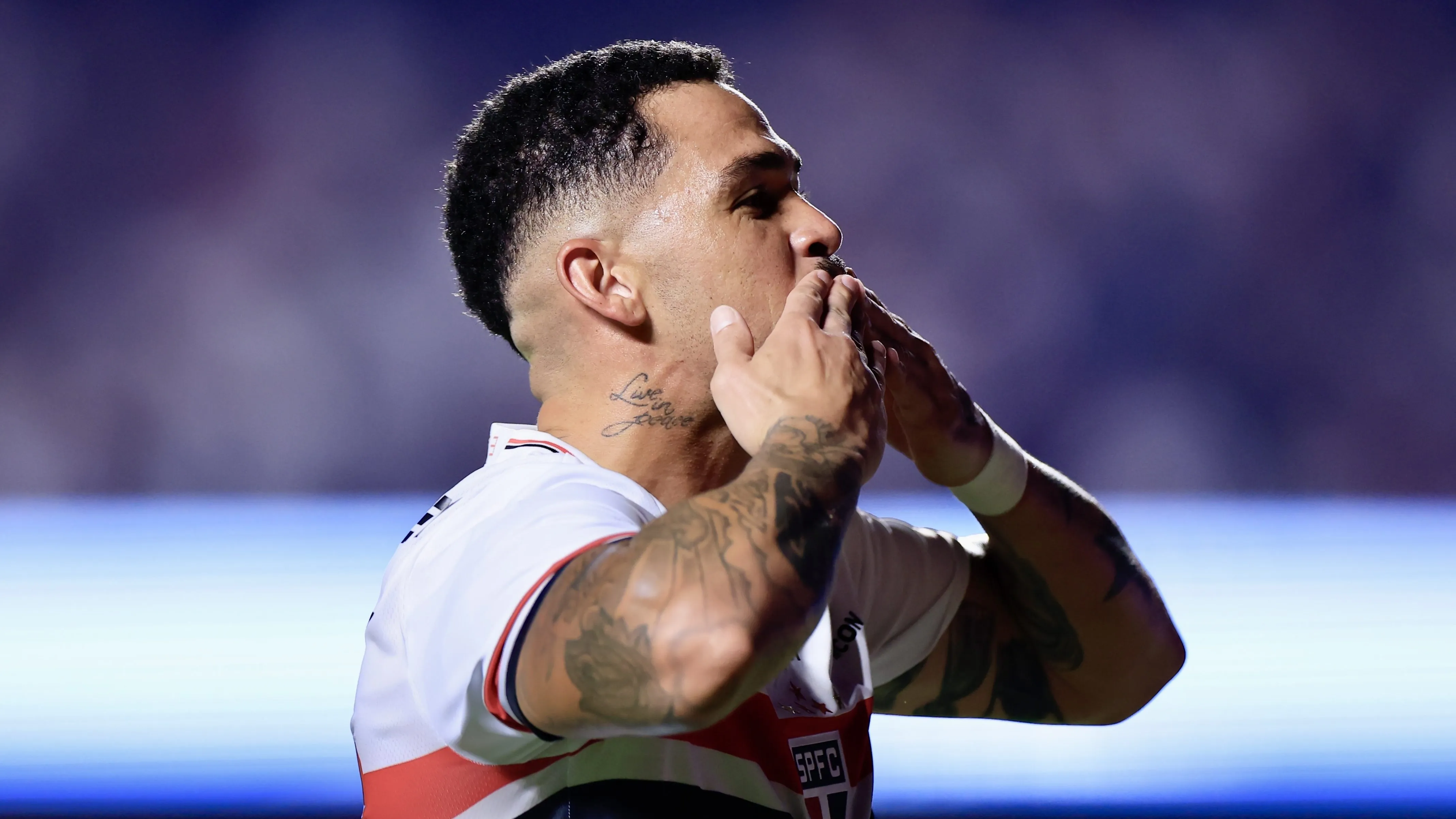 Luciano, jogador do São Paulo. Foto: Marcello Zambrana/AGIF