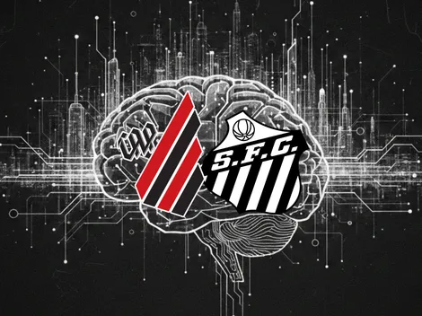 Athletico-PR x Santos: IA prevê empate com gols na Ligga Arena