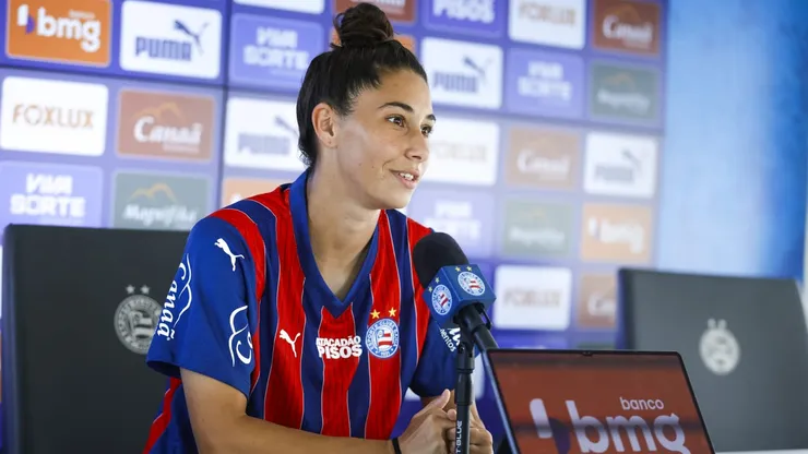 Martina chega ao clube após boa temporada pelo Talleres da Argentina - Foto: Rafael Rodrigues/Bahia