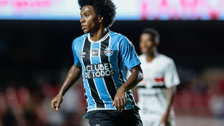 Willian em São Paulo x Grêmio pelo Brasileirão 2026. Foto: Marcello Zambrana/AGIF