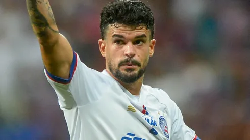 Cauly durante confronto entre Bahia e São Paulo no Brasileirão de 2024.