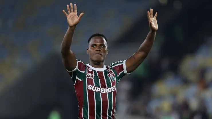 Jhon Arias em campo pelo Fluminense. (Photo by Wagner Meier/Getty Images)