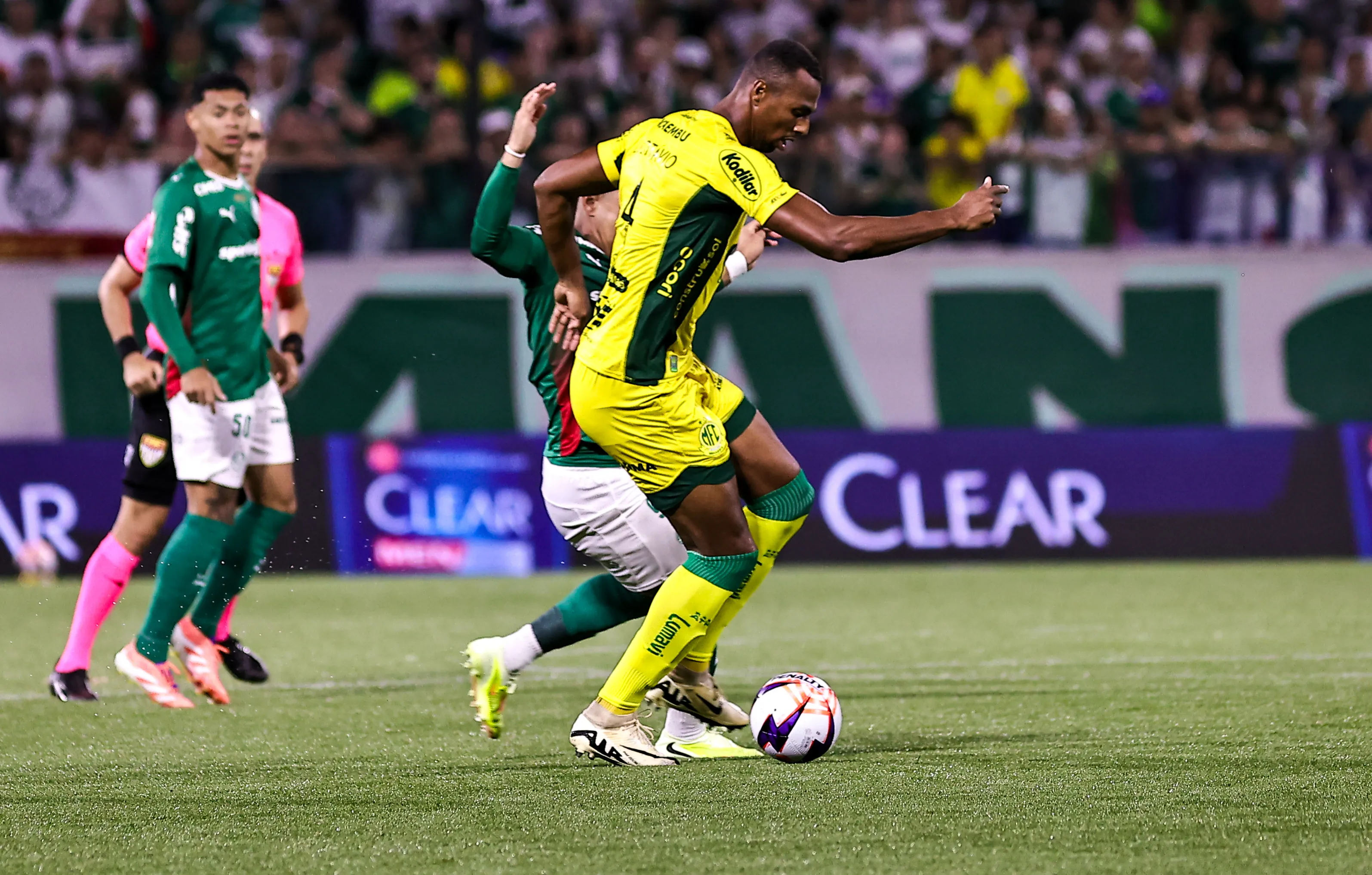 Luiz Otávio em Mirassol x Palmeiras pelo campeonato Paulista 2026. Foto: Fabio Giannelli/AGIF