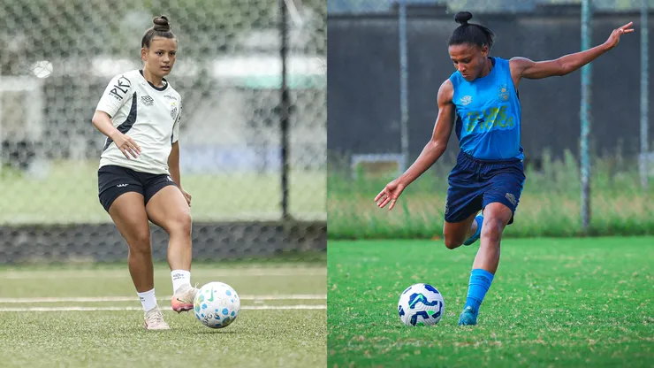 Sereias e Mosqueteiras fazem a sua estreia no Brasileirão Feminino - Foto: Reinaldo Campos/Santos e Caroline Martins/Grêmio
