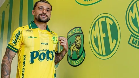 Victor Luís, novo reforço do Mirassol (1). Foto: JP Pinheiro/Agência Mirassol