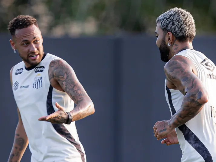 Escalação do Santos deve ter Neymar e Gabigol de titular