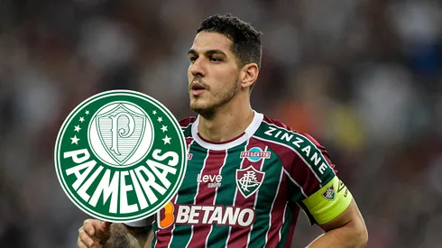 Nino jogador do Fluminense comemora seu gol durante partida contra o Cuiabá no estádio Maracanã pelo campeonato BRASILEIRO A 2023. Foto: Thiago Ribeiro/AGIF