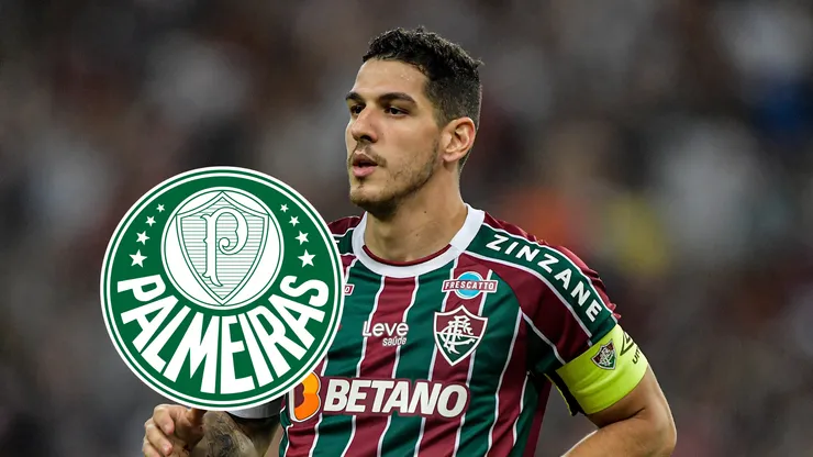 Nino jogador do Fluminense comemora seu gol durante partida contra o Cuiabá no estádio Maracanã pelo campeonato BRASILEIRO A 2023. Foto: Thiago Ribeiro/AGIF