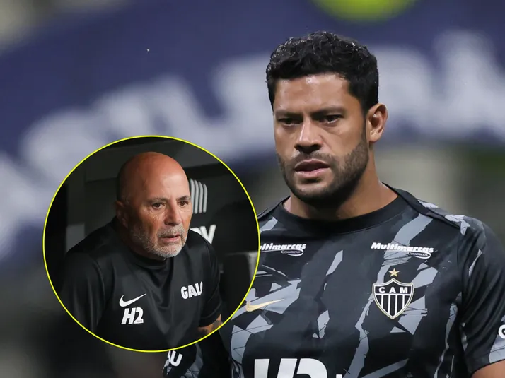 Hulk é sincero e pede desculpas a Sampaoli por demissão no Atlético-MG