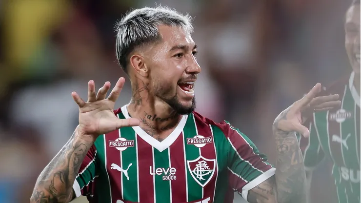 Lucho Acosta em campo pelo Fluminense. Foto: MARCELO GONÇALVES / FLUMINENSE F.C
