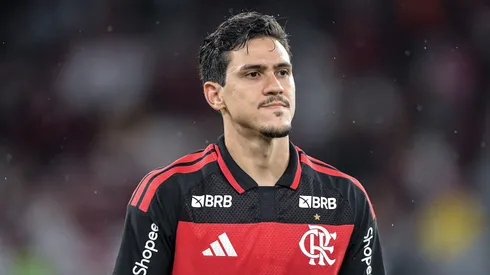 Pedro jogador do Flamengo durante partida contra o Fluminense no estadio Maracana pelo campeonato Carioca 2026. Foto: Thiago Ribeiro/AGIF