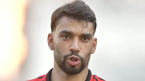 Paqueta jogador do Flamengo durante partida contra o Botafogo no estadio Engenhao pelo campeonato Carioca 2026. Foto: Thiago Ribeiro/AGIF