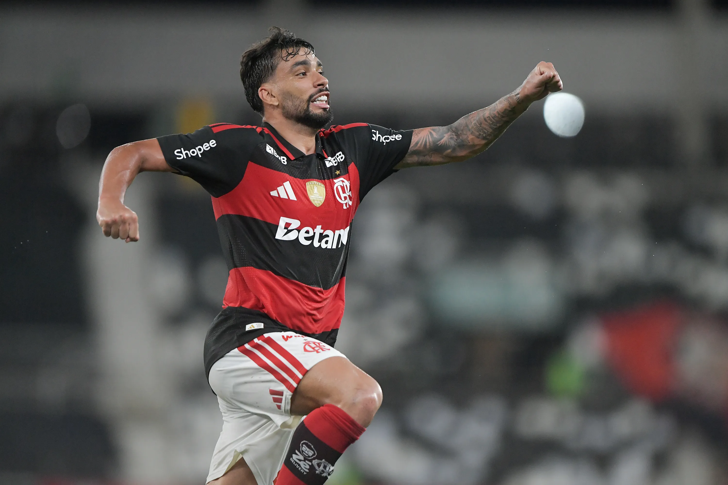Paquetá jogador do Flamengo durante partida contra o Botafogo no estadio Engenhao pelo campeonato Carioca 2026. Foto: Thiago Ribeiro/AGIF