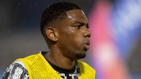 André no aquecimento para a partida contra o Bragantino no Paulistão de 2026.