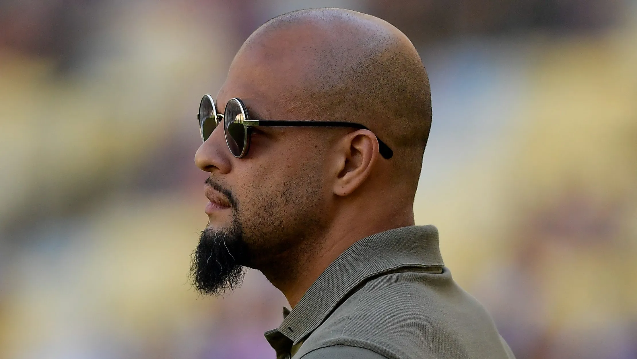 Felipe Melo, ex-jogador e hoje comentarista. Foto: Thiago Ribeiro/AGIF