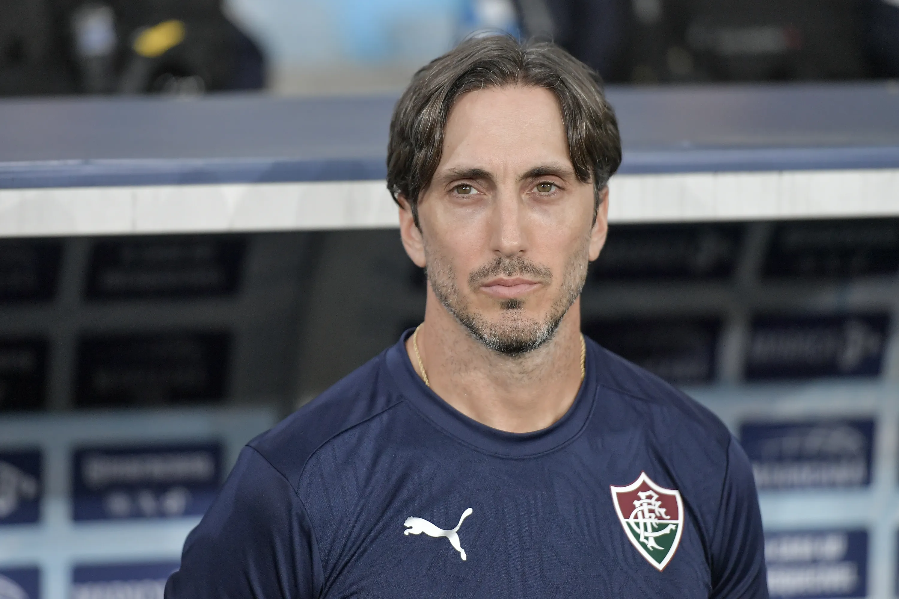 RJ – RIO DE JANEIRO – 12/02/2026 – BRASILEIRO A 2026, FLUMINENSE X BOTAFOGO – Luis Zubeldia tecnico do Fluminense durante partida contra o Botafogo no estadio Maracana pelo campeonato Brasileiro A 2026. Foto: Thiago Ribeiro/AGIF