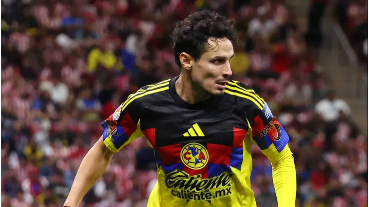 Raphael Veiga em ação pelo América-MEX. Foto: Simon Barber/Getty Images