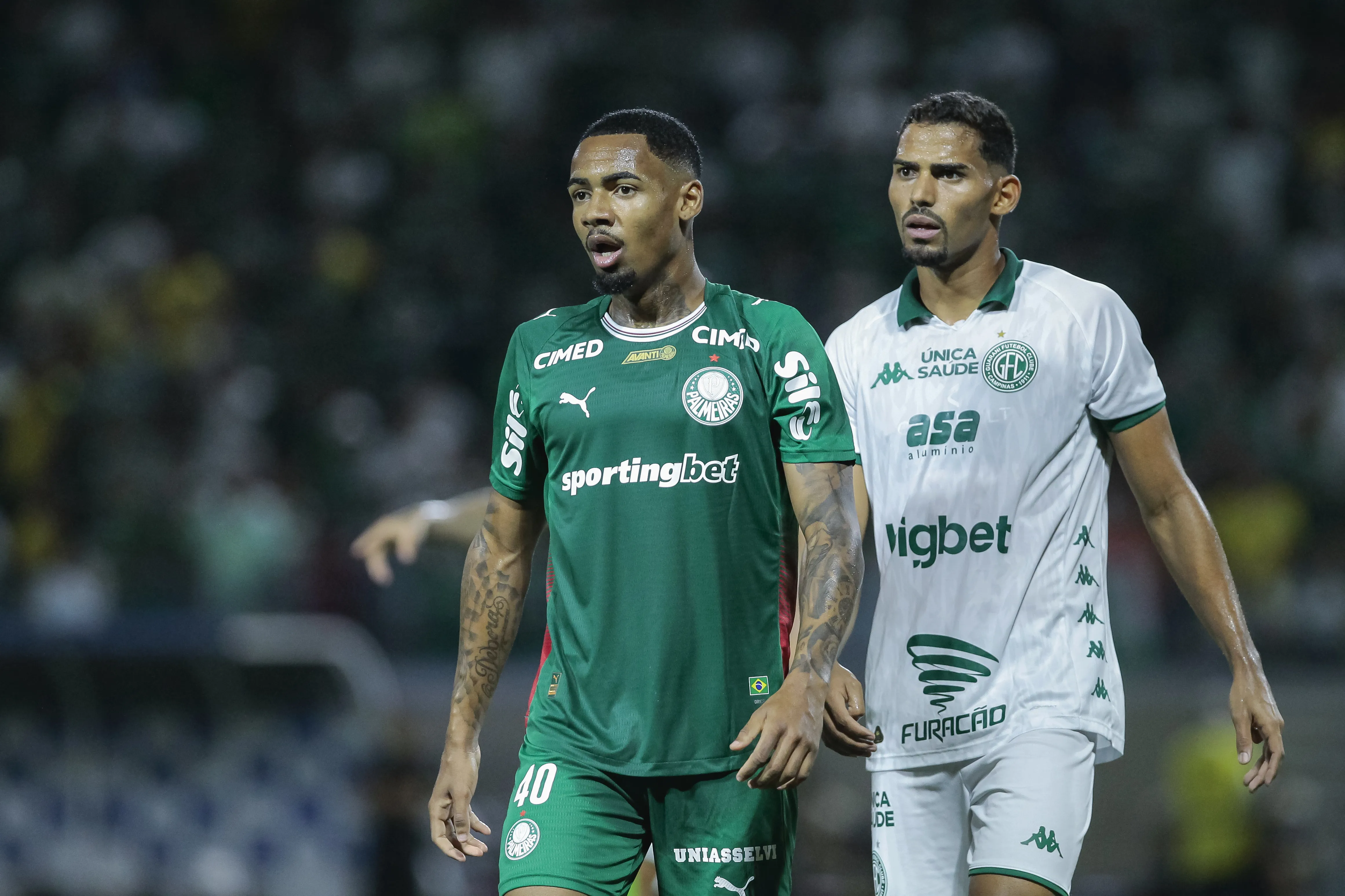 SP – BARUERI – 15/02/2026 – PAULISTA 2026, PALMEIRAS X GUARANI – Allan jogador do Palmeiras durante partida contra o Guarani no estadio Arena Barueri pelo campeonato Paulista 2026. Foto: Marco Miatelo/AGIF