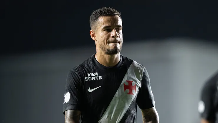 Coutinho jogador do Vasco durante partida contra o Volta Redonda no estadio Sao Januario pelo campeonato Carioca 2026. Foto: Jorge Rodrigues/AGIF