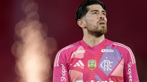 Rossi goleiro do Flamengo durante partida contra o Sport no estadio Maracana pelo campeonato Brasileiro A 2025. Foto: Thiago Ribeiro/AGIF