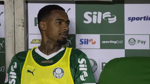 Allan Elias jogador do Palmeiras durante partida contra o Vasco no estadio Arena Allianz Parque pelo campeonato Brasileiro A 2025.