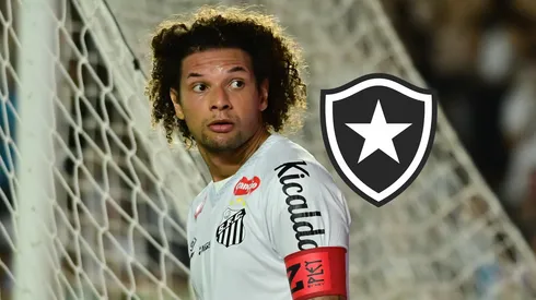 Willian Arao jogador do Santos durante partida contra o Velo Clube no estádio Vila Belmiro pelo campeonato Paulista 2026. Foto: Jota Erre/AGIF