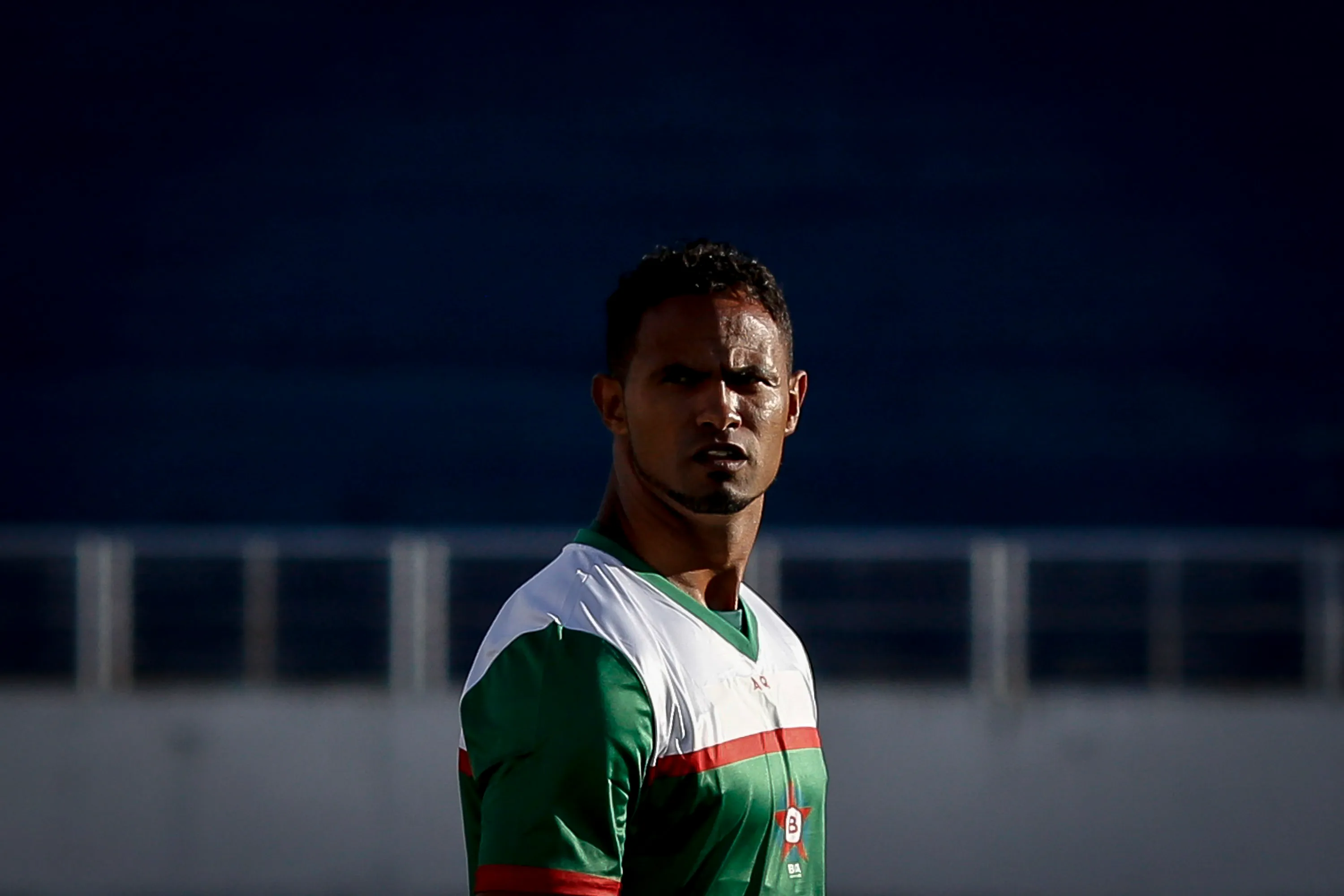 Goleiro Bruno Fernandes jogador do Boa Esporte durante partida no Estafio Melao. Foto: Thomas Santos/AGIF
