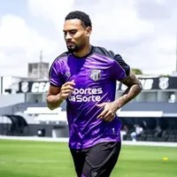 Novo reforço, atacante Wendel Silva já treina no Ceará