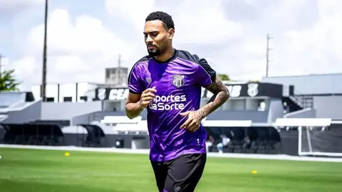 Wendel Silva, novo atacante do Ceará. Foto: Felipe Santos/Ceará SC