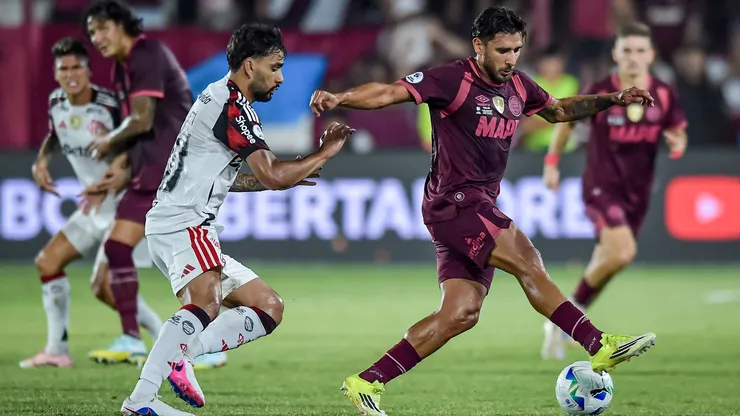 Paquetá em Lanús x Flamengo pela Recopa Sul-Americana. Foto: Marcelo Endelli/Getty Images