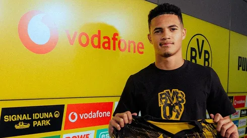 Kauã Prates deixou o Cruzeiro para rumar ao Dortmund. Foto: Borussia Dortmund