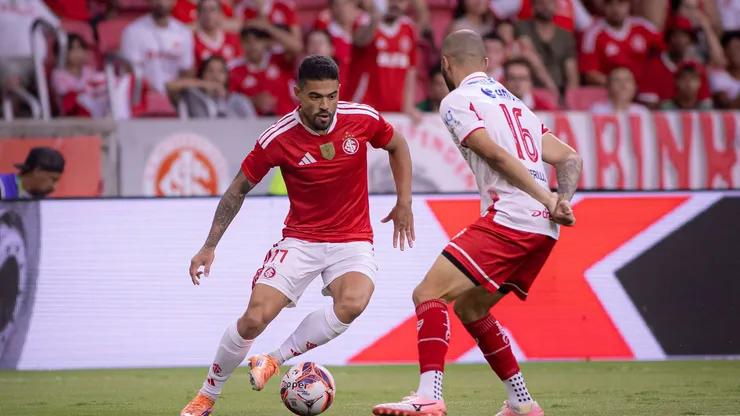 Bruno Tabata, jogador do Internacional. Foto: Maxi Franzoi/AGIF