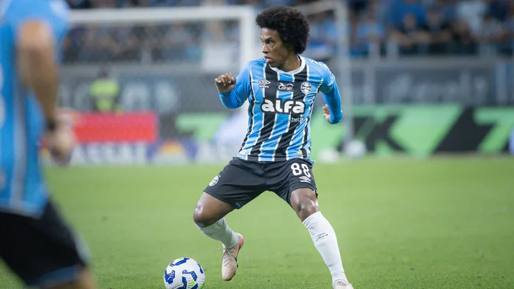 Willian, meia do Grêmio. Foto: Maxi Franzoi/AGIF