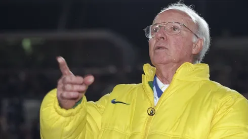 Zagallo, um dos principais técnicos da história da Seleção Brasileira. Créditos: Mark Thompson /Allsport