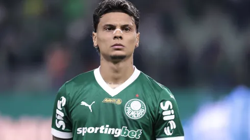 Richard Ríos ex-Palmeiras durante partida contra o Mirassol no estadio Arena Allianz Parque pelo campeonato Brasileiro A 2025. Foto: Marcello Zambrana/AGIF