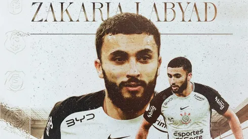 Zakaria Labyad é anunciado pelo Timão. Foto: Reprodução X Corinthians