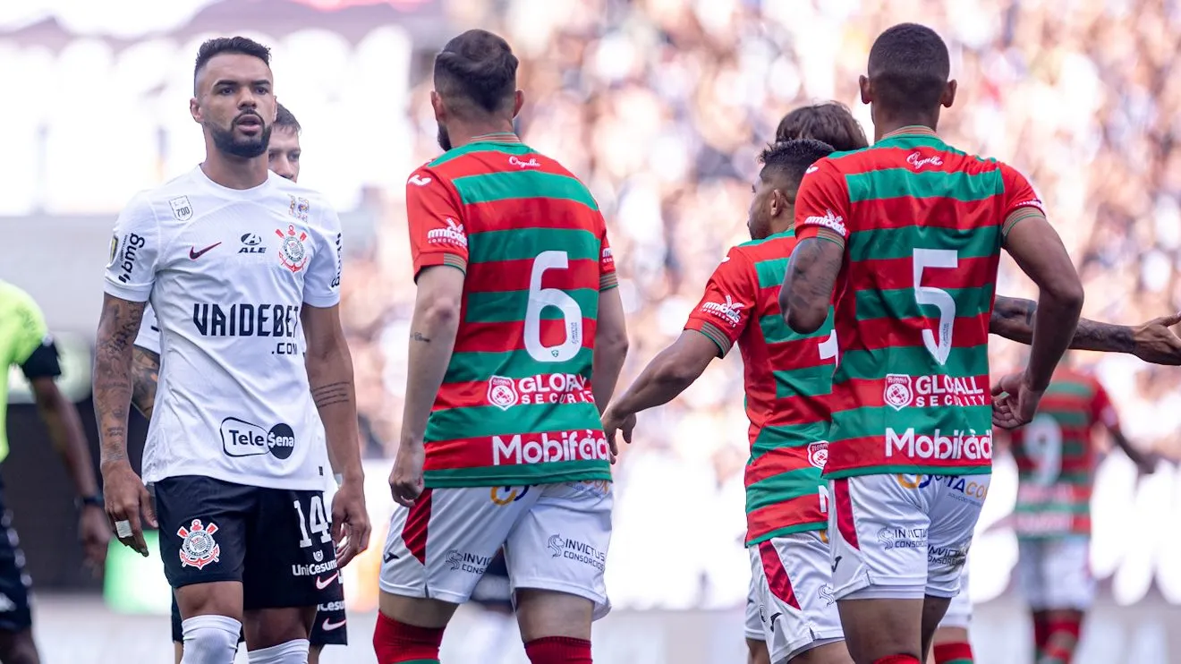 Corinthians x Portuguesa. Foto: Leonardo Lima/AGIF