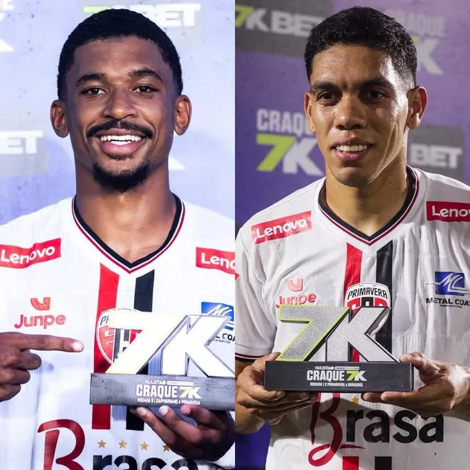 Welliton e Paulo Baya, do Primavera.