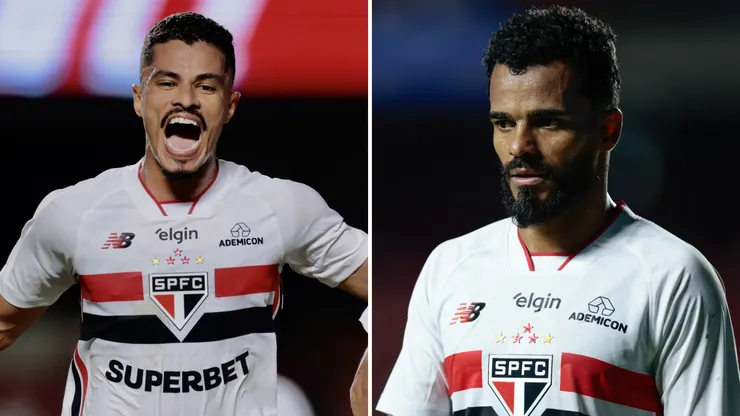 SFotos: Marcello Zambrana/AGIF - Lucas Ramon e Danielzinho, jogadores do São Paulo.