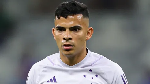 Bruno Rodrigues durante confronto contra o Palmeiras no Campeonato Brasileiro de 2023.