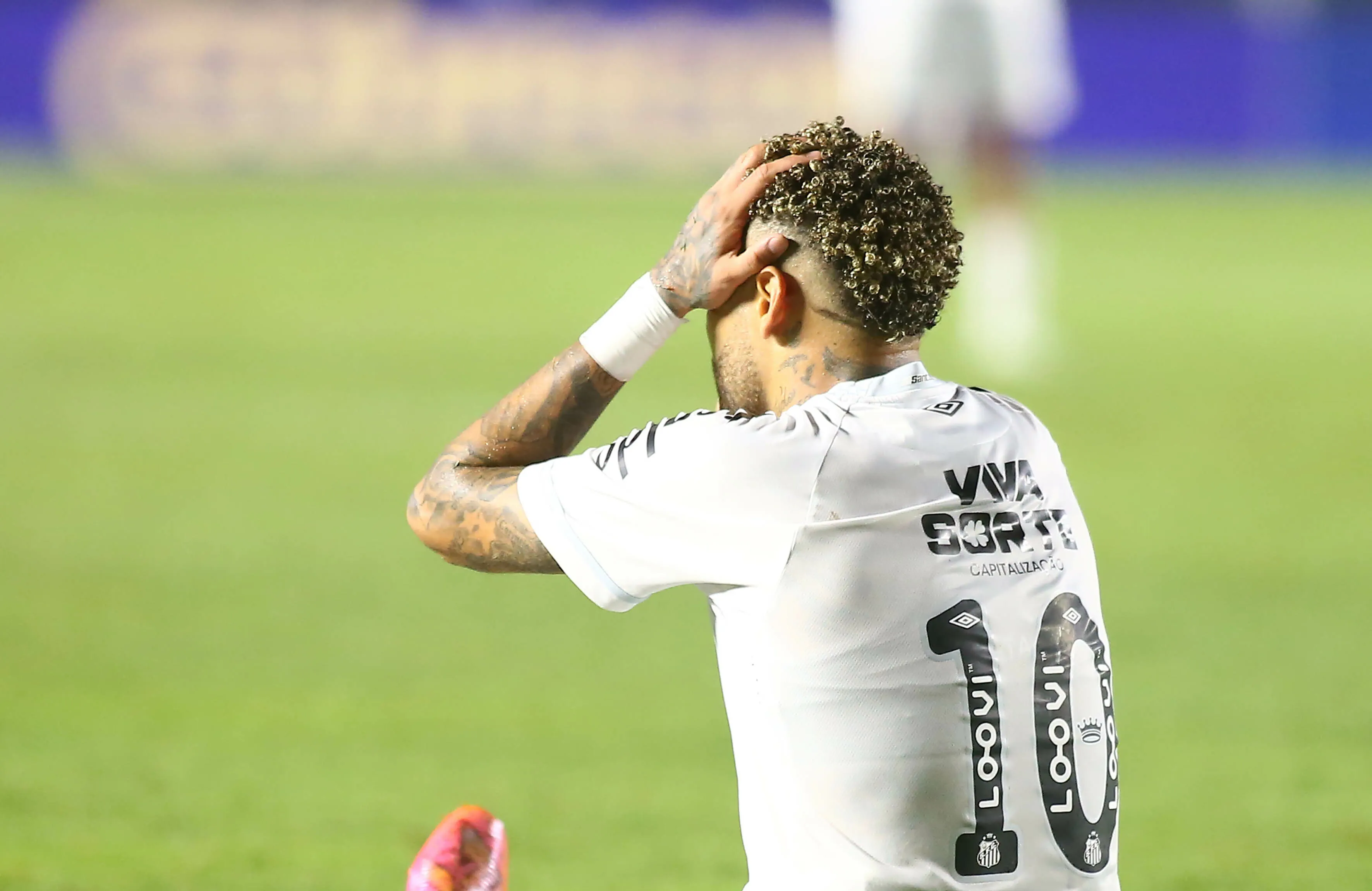 Neymar, do Santos. Foto: Mauricio De Souza/AGIF
