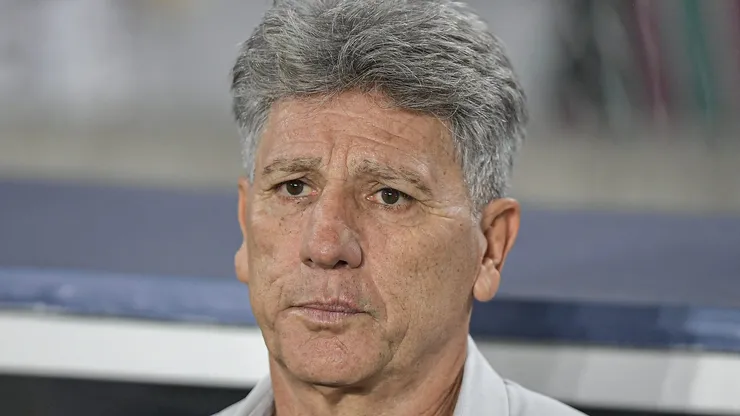 Renato Gaucho tecnico do Fluminense durante partida contra o Gremio no estadio Maracana pelo campeonato Brasileiro A 2025. Foto: Thiago Ribeiro/AGIF
