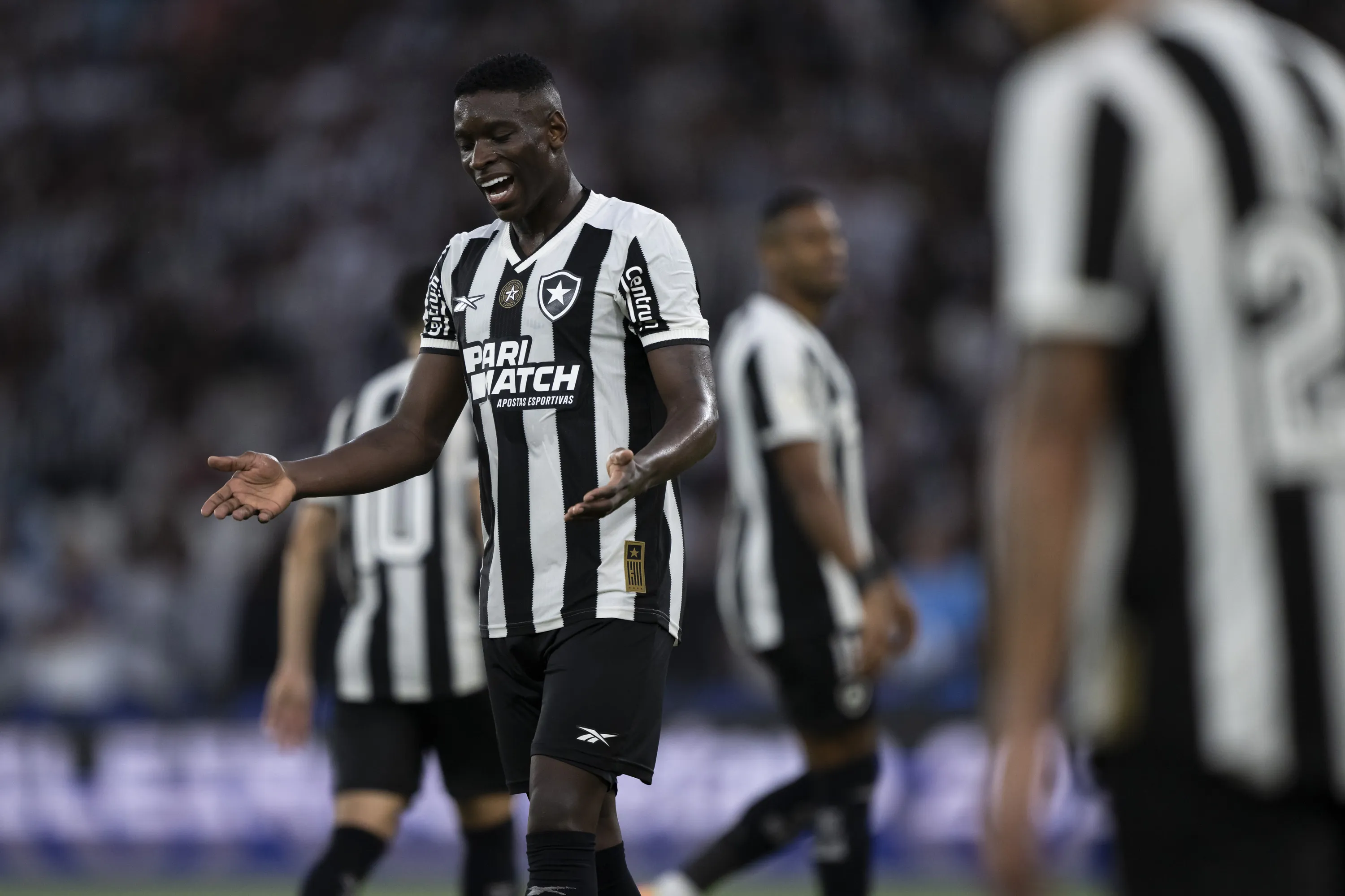 Luiz Henrique atuando pelo Botafogo. Foto: Jorge Rodrigues/AGIF
