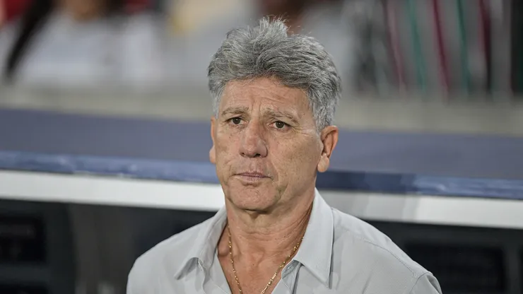 Renato Gaúcho técnico do Fluminense durante partida contra o Grêmio no estádio Maracanã pelo campeonato Brasileiro A 2025. Foto: Thiago Ribeiro/AGIF